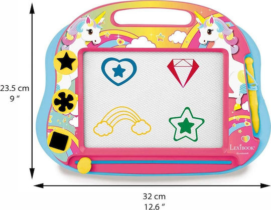 Lexibook Unicorn Draw & Erase Board 32x23.5cm