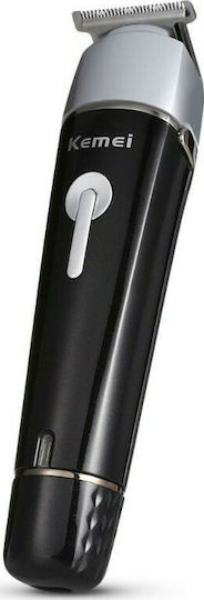 Kemei Set Rechargeable Hair Clipper Black KM-1015