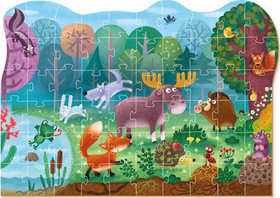 Kinderpuzzle Animal Series: Wonder Forest für 4++ Jahre 60pcs Dodo