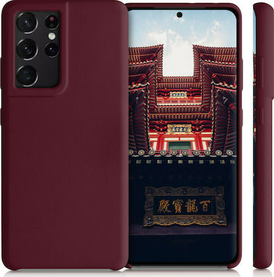 KWmobile Soft Flexible Rubber Back Cover Σιλικόνης Tawny Red (Galaxy S21 Ultra 5G)