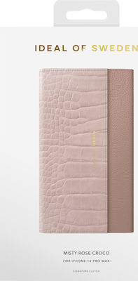 iDeal Of Sweden Signature Clutch Synthetic Leather Wallet Pink (iPhone 12 Pro Max)