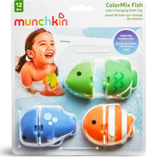 Munchkin Цветни рибки 3бр Играчка за баня за 12++ месеца 3бр 51937