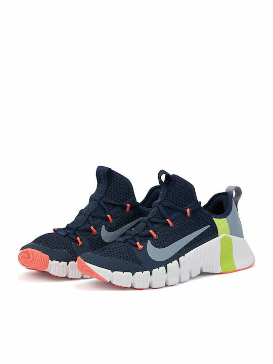 Nike Free Metcon 3 Ανδρικά Αθλητικά Παπούτσια για Προπόνηση & Γυμναστήριο Μπλε