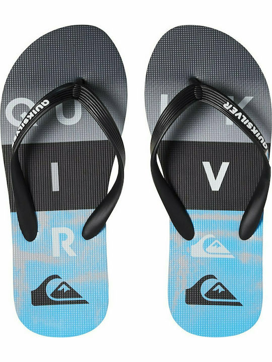 Παιδικές Σαγιονάρες Flip Flops Μαύρες Molokai Wordblock Volley