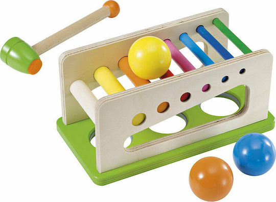 Selecta Hammer Toy Bench With Hammer made of Wood for 12++ Months