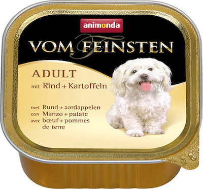 Animonda Vom Feinsten Wet Dog Food Tray with Beef and Potatoes 1 x 150gr