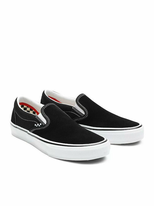 Vans Skate Πάνινα Ανδρικά Slip-On Μαύρα