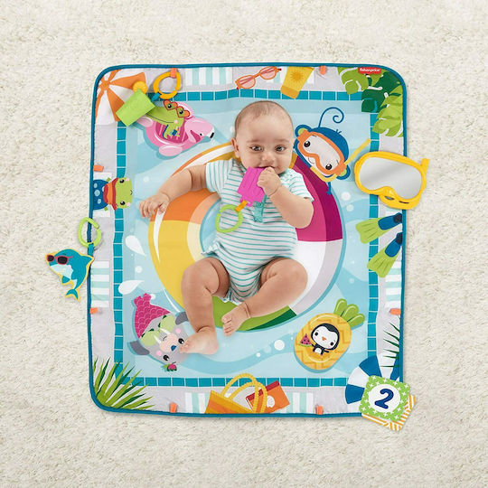 Fisher Price Dive Right in Activity Χαλάκι Δραστηριοτήτων για Νεογέννητα