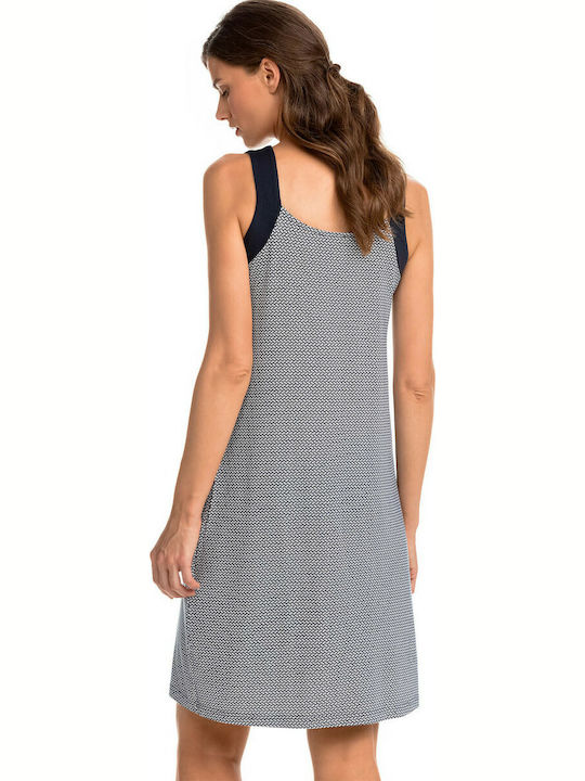 Vamp Summer Women's Nightdress Blue