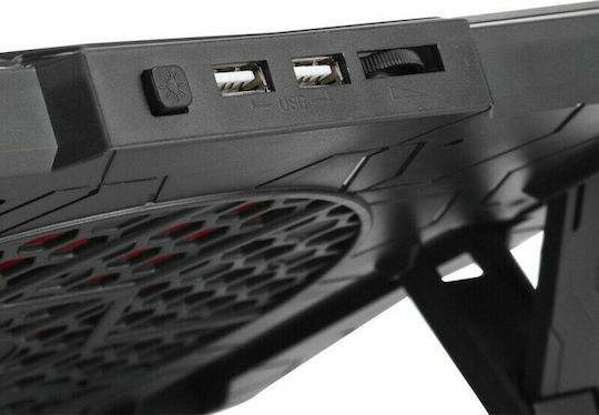 Marvo FN-40 Cooling Pad για Laptop έως 17" με 1 Ανεμιστήρα και Φωτισμό