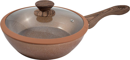 Chios Hellas Tigaie Cu capac din Aluminiu cu Strat de Piatră 26cm