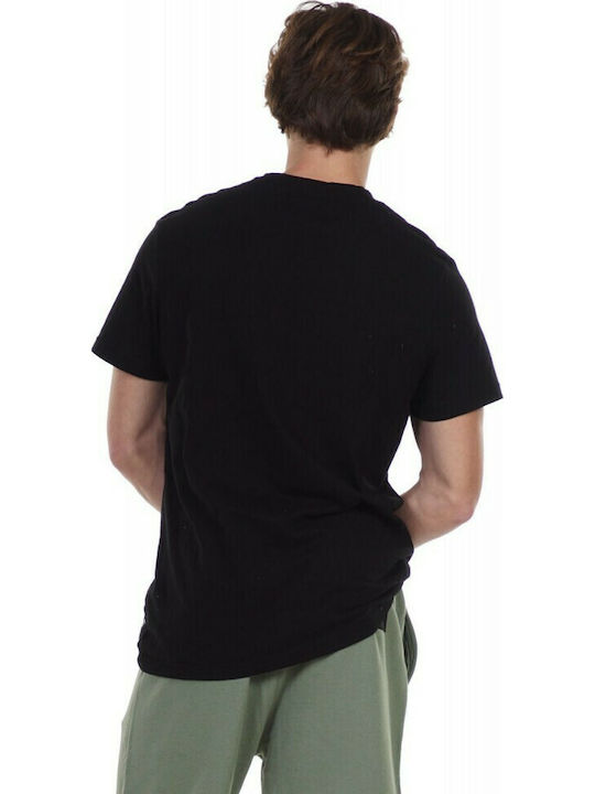 Body Action Herren T-Shirt Kurzarm Schwarz