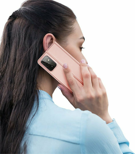 Dux Ducis Skin Pro Buchen Sie Synthetisches Leder Rosa (Galaxy A72)
