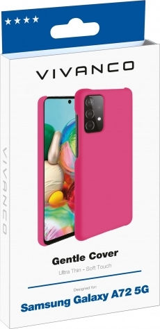 Vivanco Gentle Back Cover Plastic Roz (Galaxy A72)