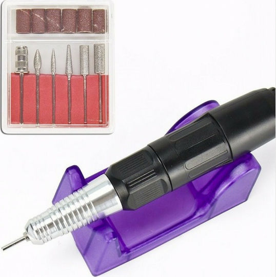 ZS-702 Nail Drill Power 65W Silver with Pedal with 35000 Rotations per Minute