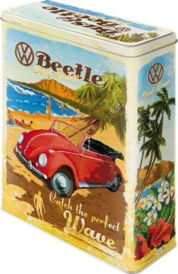 Nostalgic Art Bulli Beetle Ready Summer Κουτί Δημητριακών με Καπάκι Μεταλλικό 19x8x26cm Nostalgic Art Bulli Beetle Ready Summer Κουτί Δημητριακών με Καπάκι Μεταλλικό 19x8x26cm