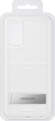 Samsung Clear Standing Cover Back Cover Πλαστικό / Σιλικόνης Διάφανο (Galaxy A72)