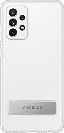 Samsung Clear Standing Cover Back Cover Πλαστικό / Σιλικόνης Διάφανο (Galaxy A72)