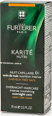 Rene Furterer Karite Nuit Capillaire Soin De Nuit Nutrition Inte Lotion Nourishing for Dry Hair (1x75ml)