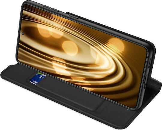 Dux Ducis Skin Pro Книга Изкуствена кожа Черен (Galaxy S21 Ultra 5G)