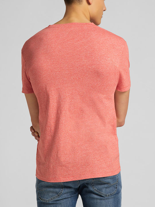 Lee Men's Short Sleeve T-shirt Pink