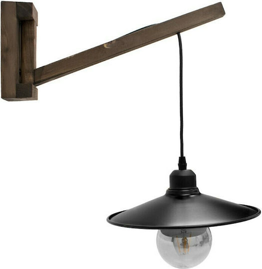 GloboStar Jonas Wall Lamp Brown 26x50x50cm GloboStar Jonas Wall Lamp Brown 26x50x50cm
