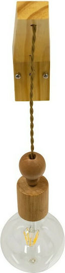 GloboStar Novo Vintage Lampa De Perete Cu Bază De Bec E27 Bej 27x65x65cm