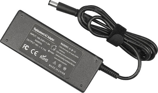 Lamtech Φορτιστής Laptop 90W 19V 4.74A για HP χωρίς Καλώδιο Τροφοδοσίας