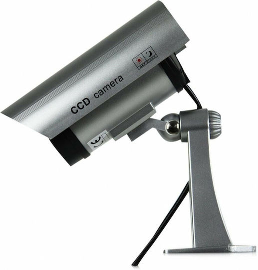 CCD Dummy Surveillance Bullet Camera Silver