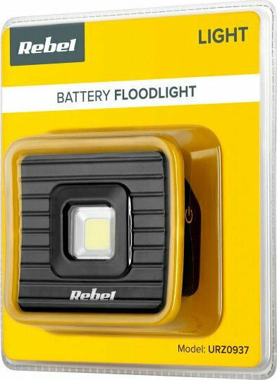 Rebel Battery Jobsite Light LED IPX4 with Brightness up to 1000lm