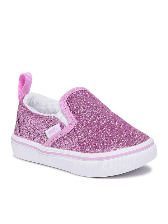 vans rosa slip on