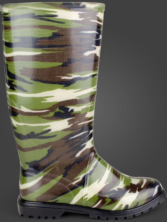 Galaxy Camo Водоустойчиви гумени ботуши за лов в цвят Каки