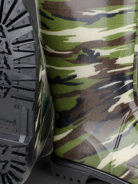 Galaxy Camo Водоустойчиви гумени ботуши за лов в цвят Каки