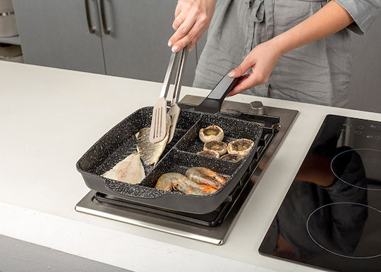 Nava Funtzio Grill made of Aluminum with Stone Coating 28cm