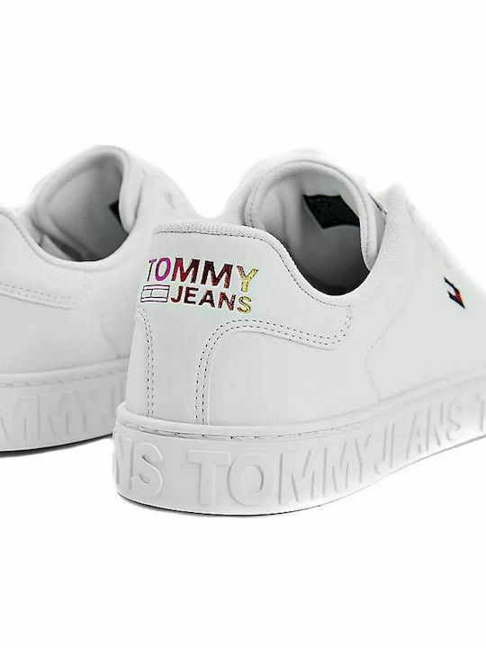 Tommy Hilfiger Γυναικείο Sneaker Λευκό EN0EN01363-YBR | Skroutz.gr