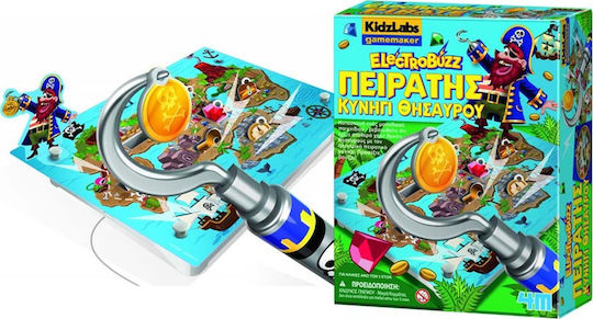 Board Game Πειρατής Electrobuzz Κυνήγι Θησαυρού for 2 Players 5+ Years Old 4M