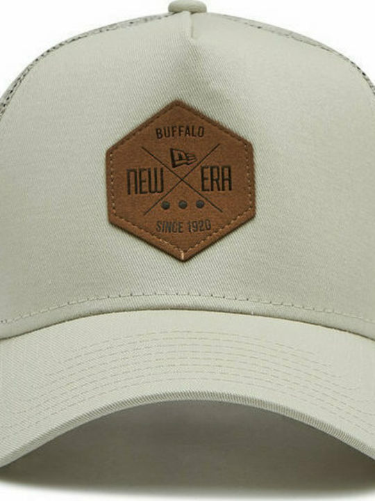 New Era Patch Stone Jockey mit Netz Weiß