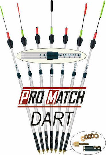 Cralusso Pro Match W Dart Φελλός Ψαρέματος 2.5gr