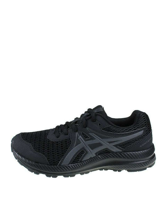 Contend 7 GS Kids Sports Shoes Running with Laces Black