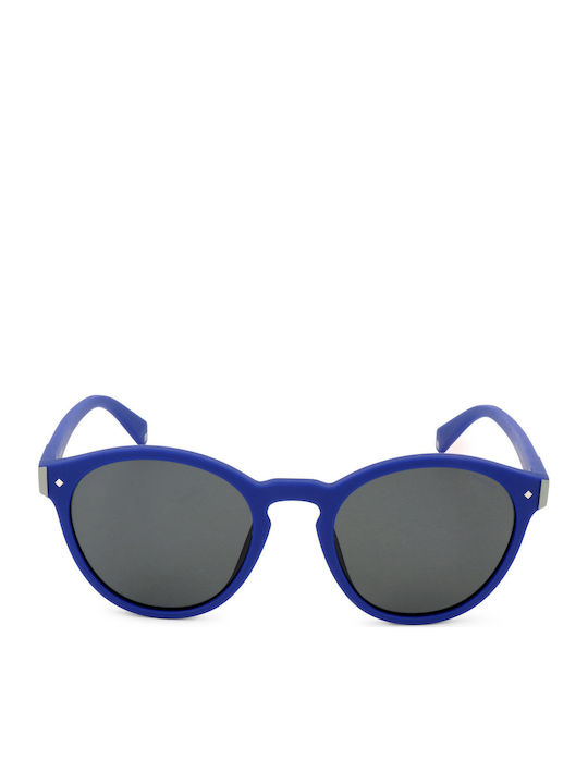 Polaroid Ochelari de soare Albastru cu Cadru & Negru Lentilă Polaroid Ochelari de soare Albastru cu Cadru & Negru Lentilă