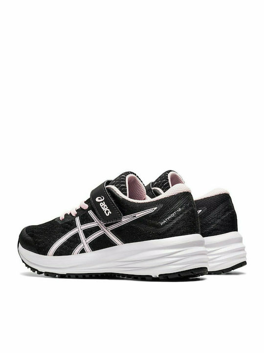Patriot 12 Ps Kids Sports Shoes Running with Hoop & Loop Closure Black / Pink