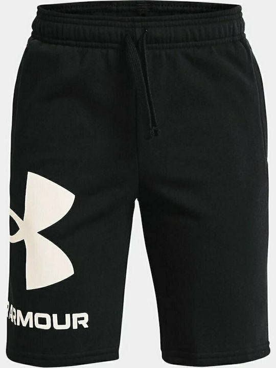 Αθλητικό Παιδικό Σορτς/Βερμούδα UA Rival Fleece Logo Μαύρο