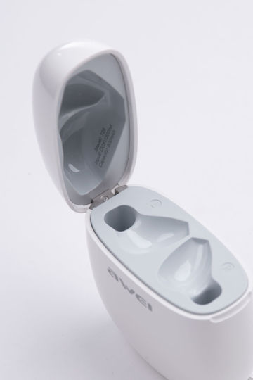 Awei T28 In-ear Bluetooth Handsfree Ακουστικά με Αντοχή στον Ιδρώτα και Θήκη Φόρτισης Λευκά