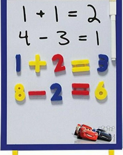 Luna Numbers Cars Πίνακας Μαγνητικός / Μαρκαδόρου