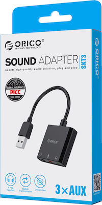 Orico SKT3 Extern USB Soundkarte 2.0