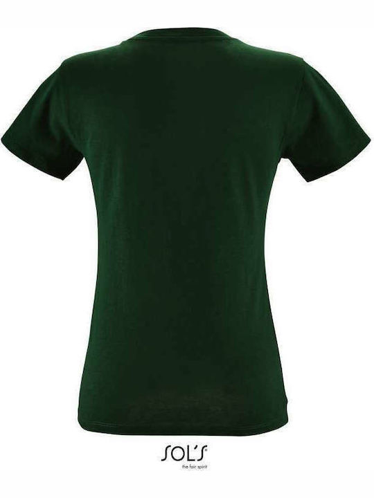 Sol's Regent Women's Short Sleeve Promotional T-Shirt Bottle Green