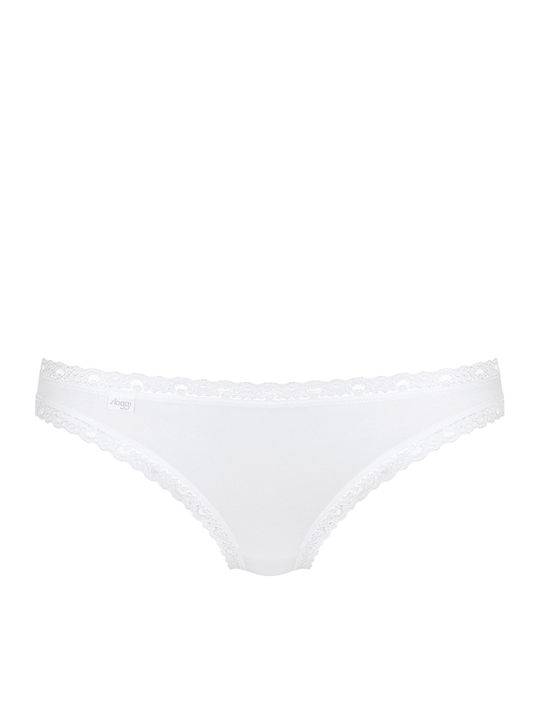 24/7 Weekend Βαμβακερά Femei Brazilia 3Pack cu Dantelă Coral/alb