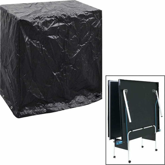 vidaXL Waterproof Dining Table Cover 160x55x182cm in Black Colour 2 Pieces