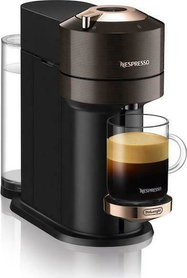 De'Longhi Next Καφετιέρα για Κάψουλες Vertuo Brown Rose Gold