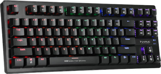 Marvo KG901 Gaming Tastatură Mecanică Tenkeyless cu Custom Blue comutatoare și iluminare RGB (Engleză US)